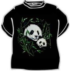 Tričko Panda s mládětem